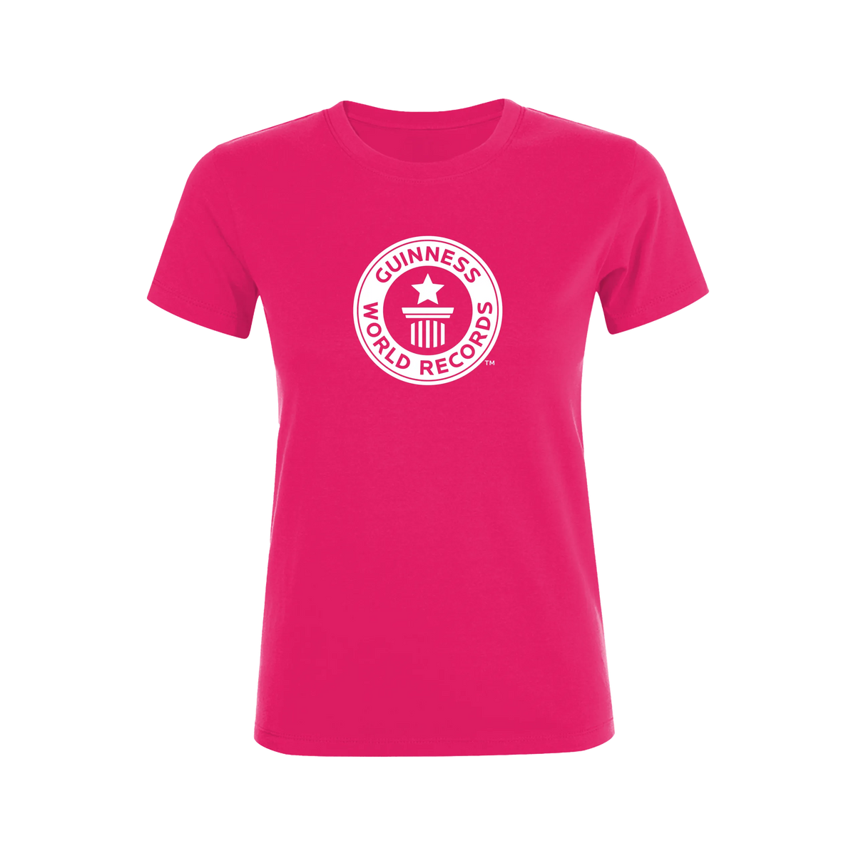 Guinness World Records Womens T Shirt White Logo-Female