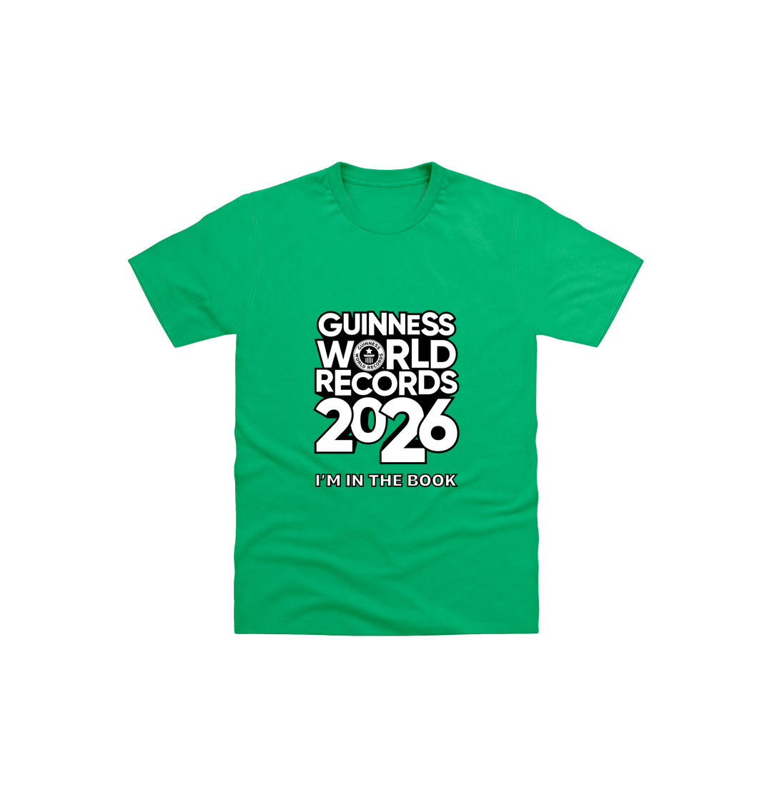 Irish Green Printed Kids T-Shirt Front