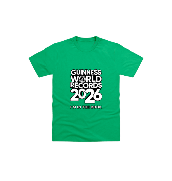 Irish Green Printed Kids T-Shirt Front