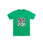 Irish Green Printed Kids T-Shirt Front