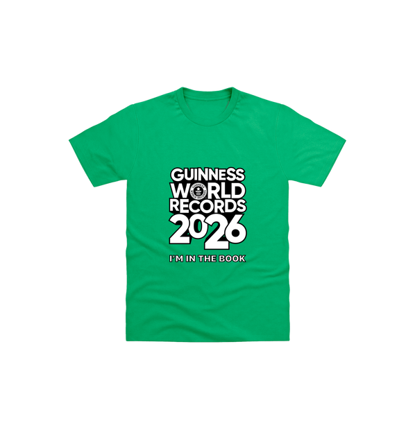 Irish Green Printed Kids T-Shirt Front