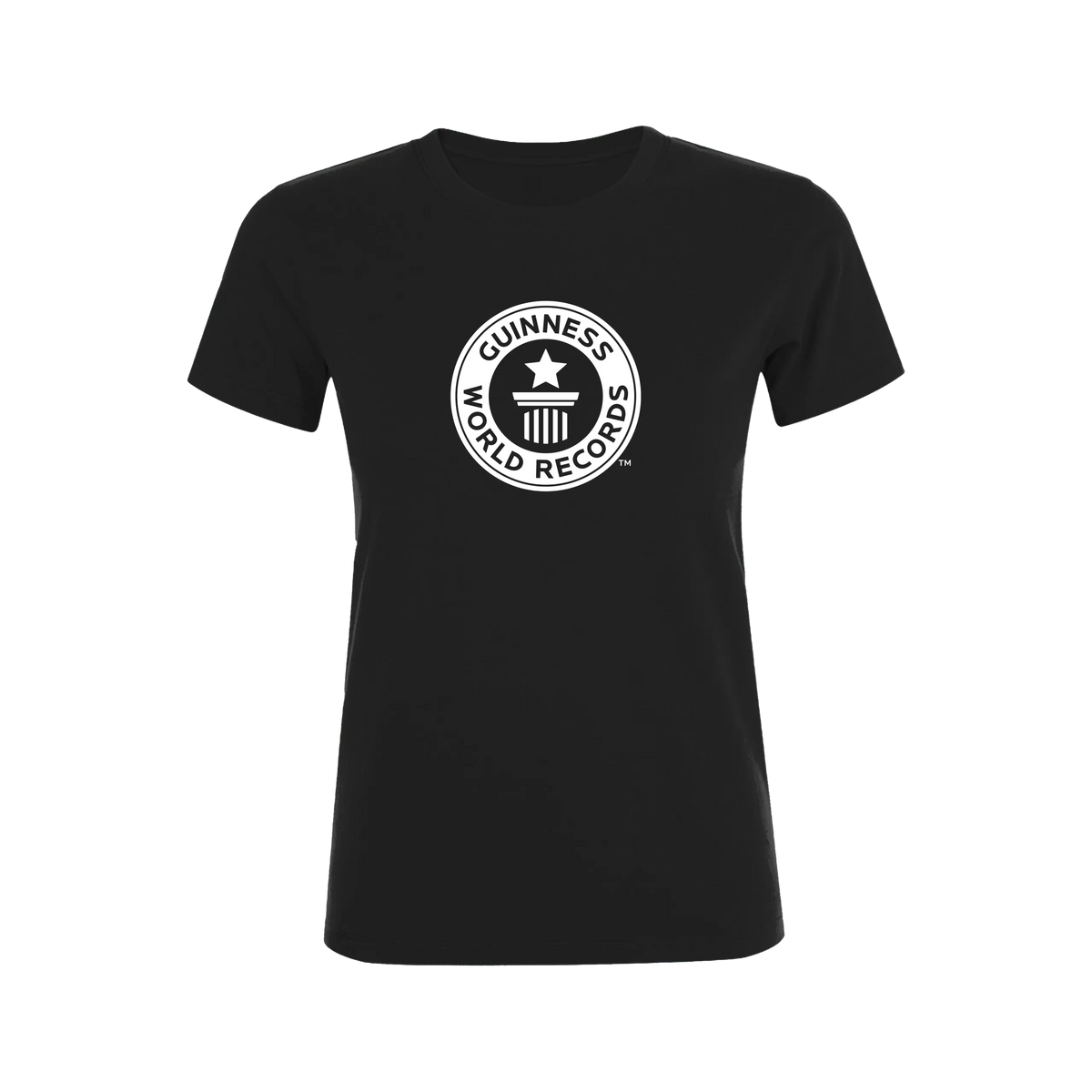Guinness World Records Womens T Shirt White Logo-Female