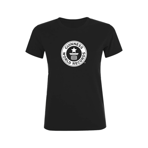 Guinness World Records Womens T Shirt White Logo-Female