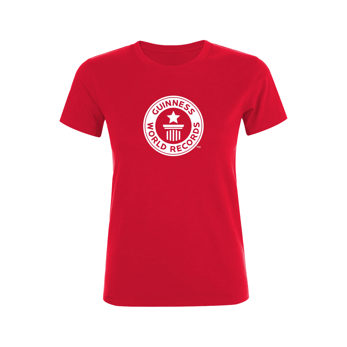 Guinness World Records Womens T Shirt White Logo-Female