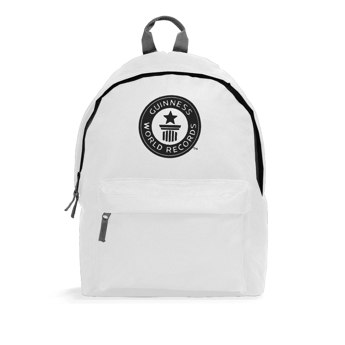 Guinness World Records Kids Backpack Black Logo-White