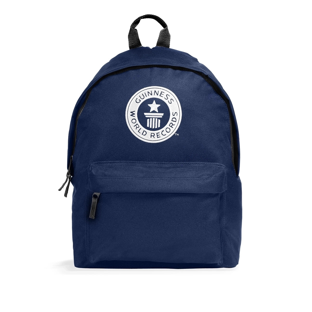Guinness World Records Kids Backpack White Logo-French Navy