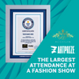 Record Participant Certificate The Largest Attendance at a Fashion Show 