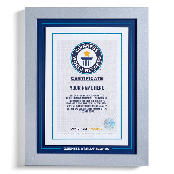 公式参加認定証