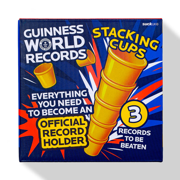 World Record Sticker Stack Stacking Cups Record Breaker Kit | Family Fun | Activity – Guinness ...