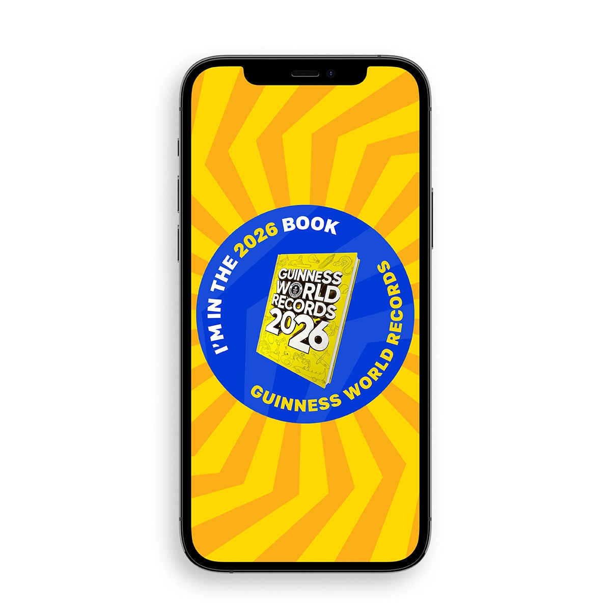 We're in the Book Digital Badge phone mock up