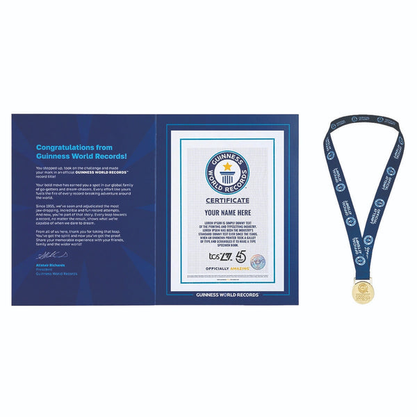 London Marathon Record Participation Certificate in folder with Medallion 