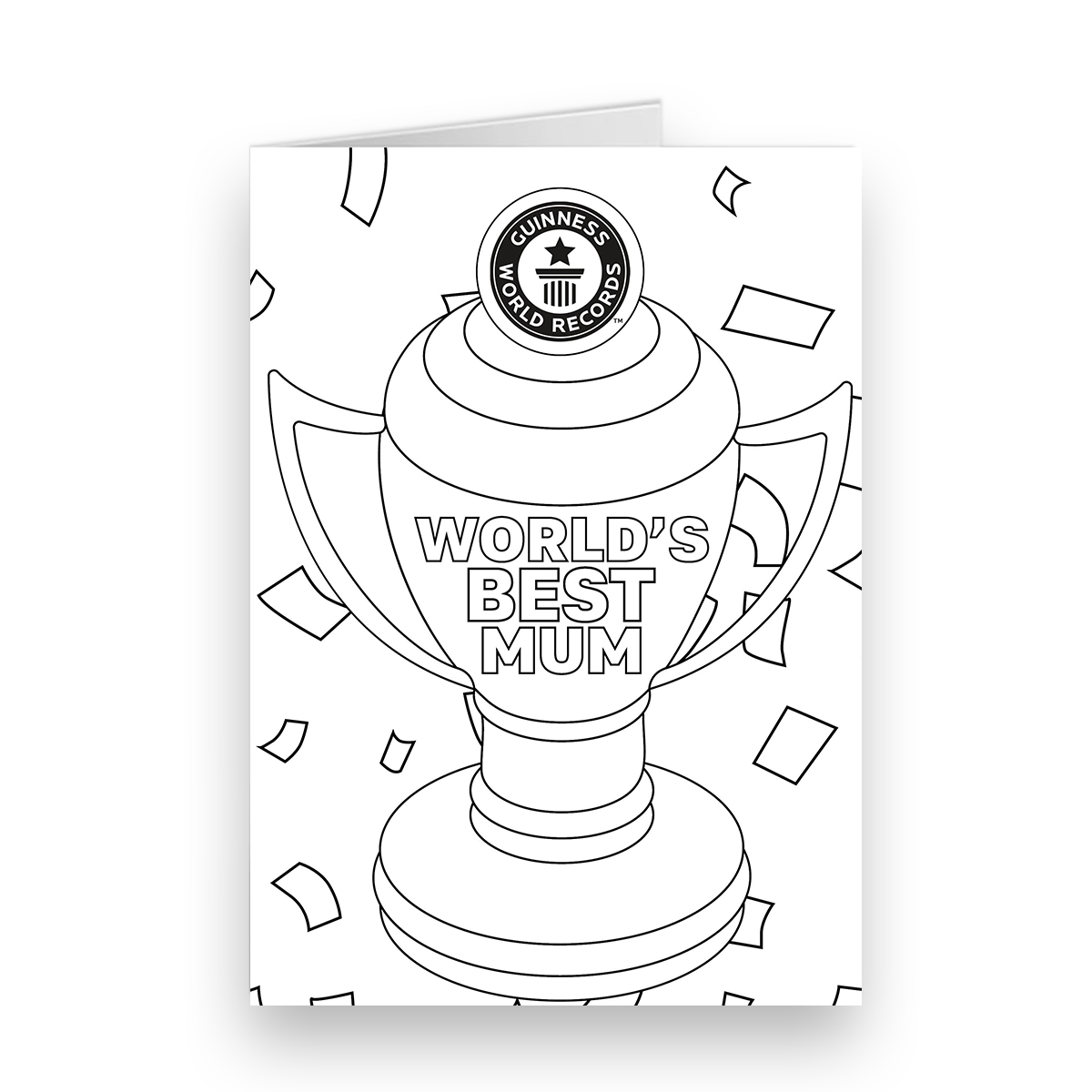 Personalised Colour In Worlds Best Mum Card