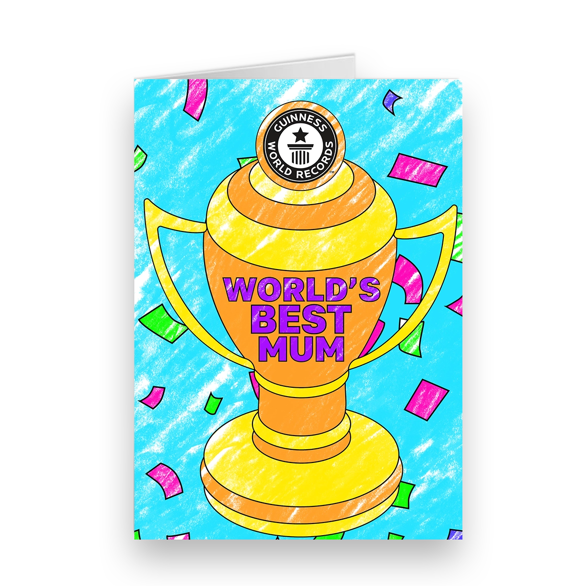 Personalised Colour In Worlds Best Mum Card