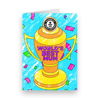 Tarjeta personalizada Colour In Worlds Best Mum