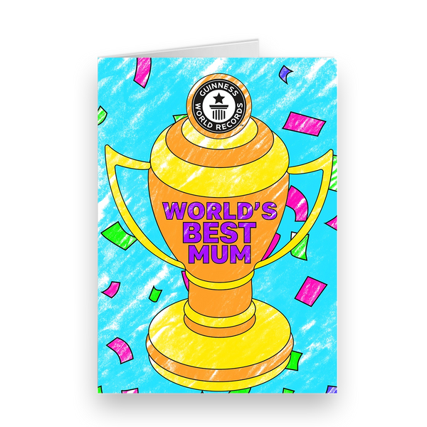 Personalised Colour In Worlds Best Mum Card