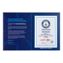 Record Participant Certificate The Most People Keeping a Football in the Air (Multiple Venue)