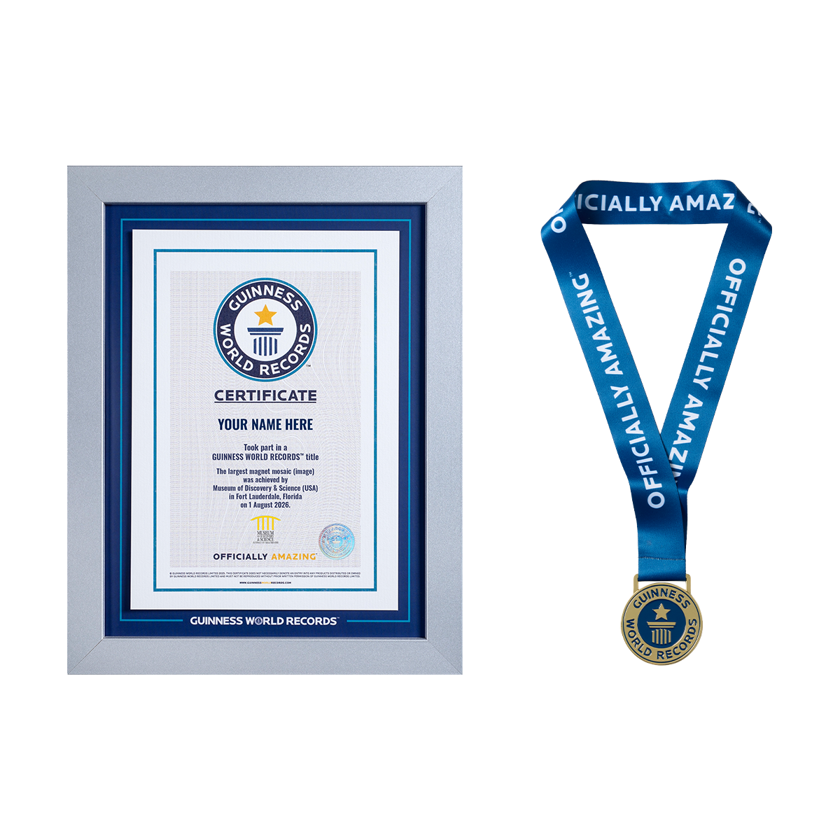 Record Participant Certificate The Largest Magnet Mosaic (Image)
