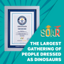 Record Participant Certificate Largest Gathering of People Dressed as Dinosaurs