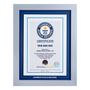 Record Participant Certificate Largest Gathering of People Dressed as Food