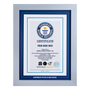 Record Participant Certificate The Most People Performing the Standing Roll Down Exercise Simultaneously