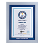 Record Participant Certificate Most People Wearing Pyjamas to Complete the Same One Mile Run