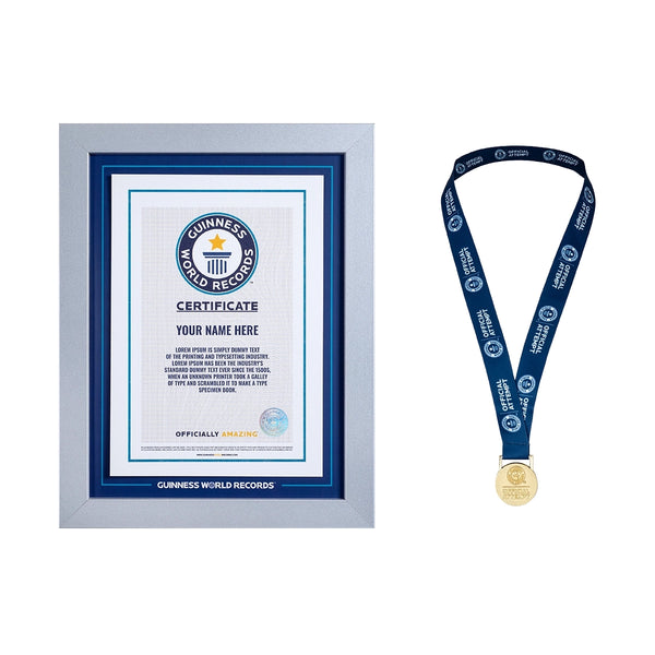 Official Record Participant Certificate | Guinness World Records