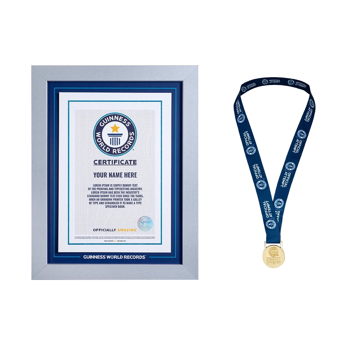 公式参加認定証