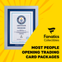 Record Participant Certificate - The most people opening trading card packages simultaneously