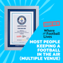 Record Participant Certificate The Most People Keeping a Football in the Air (Multiple Venue)