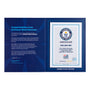 co-branded Guinness World Records RPC certificate with Dubai marathon logo on a white background