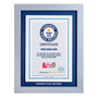 Record Participant Certificate The Most Pacers in a Marathon