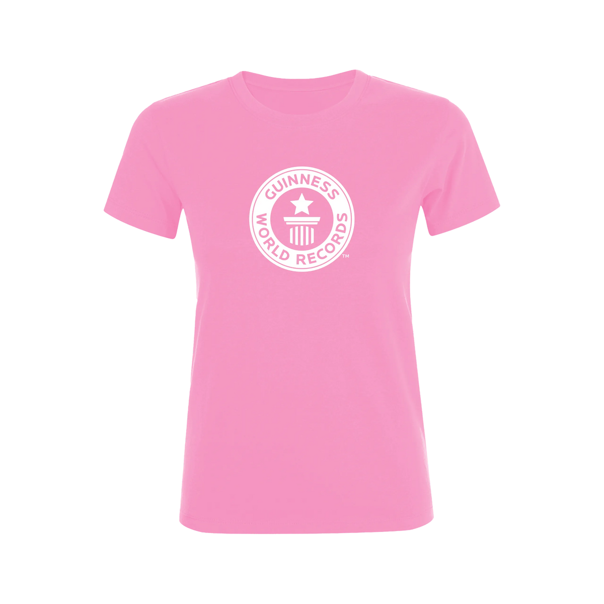 Guinness World Records Womens T Shirt White Logo-Female