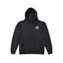 Jet Black Guinness World Records Adult Hoodie - White Logo