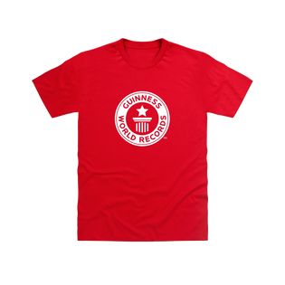 Guinness World Records Mens T Shirt White Logo-Male