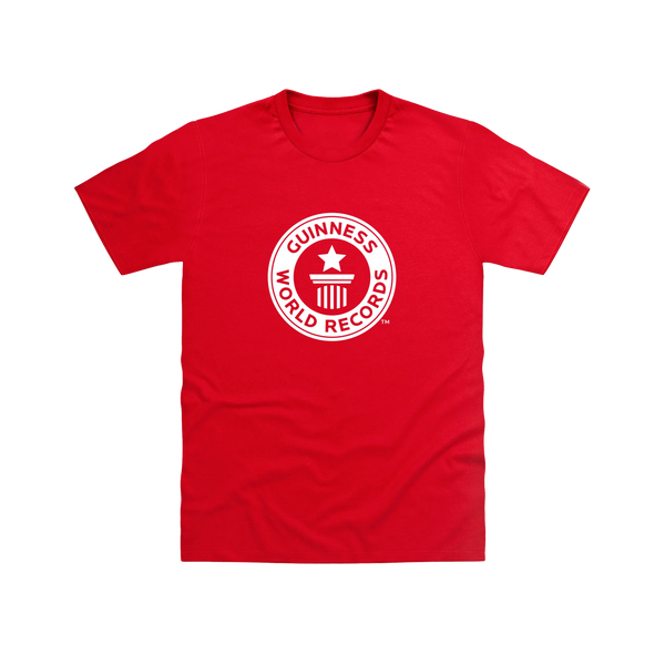 Guinness World Records Mens T Shirt White Logo-Male