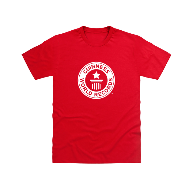 Guinness World Records Mens T Shirt White Logo-Male