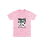 Light Pink Printed Kids T-Shirt Front