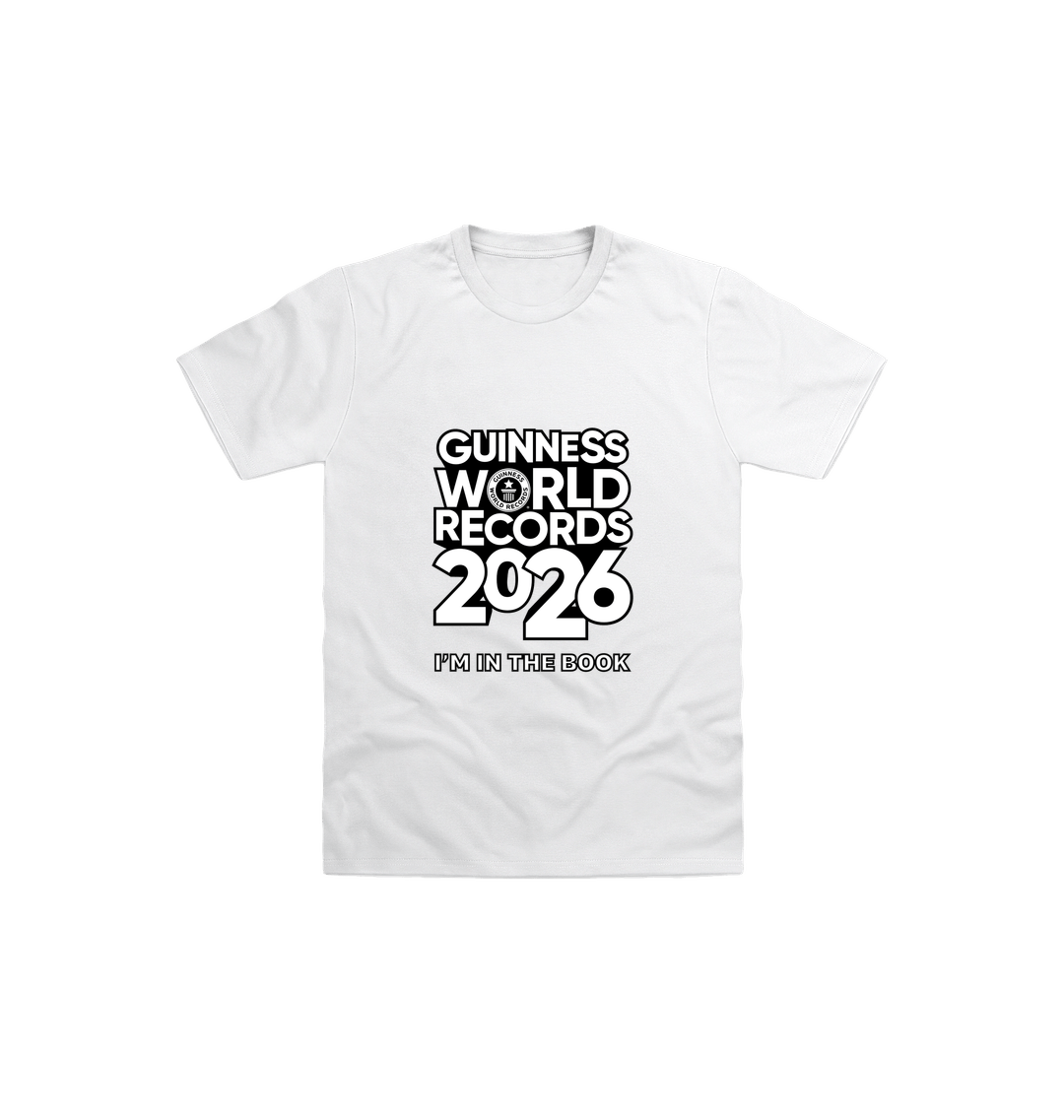 White Printed Kids T-Shirt Front