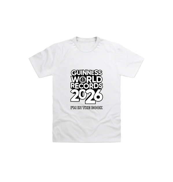White Printed Kids T-Shirt Front