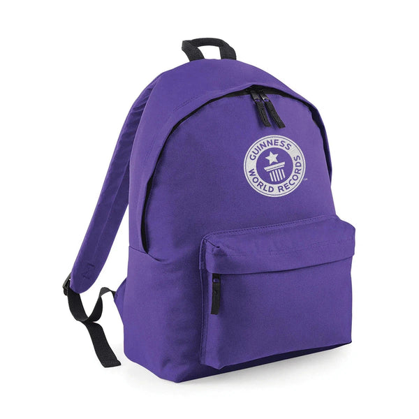 Guinness World Records Kids Backpack White Logo-