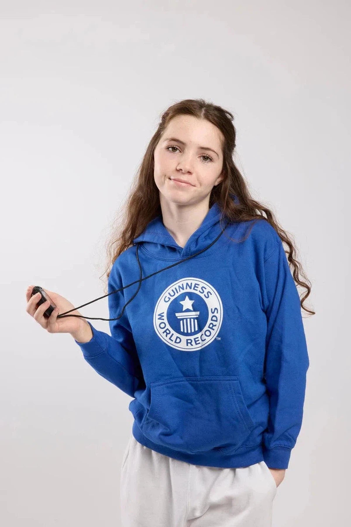 Guinness World Records Kids Hoodie White Logo-