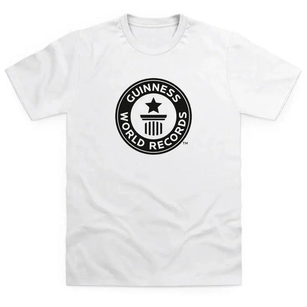 Guinness World Records Kids T Shirt Black Logo-White