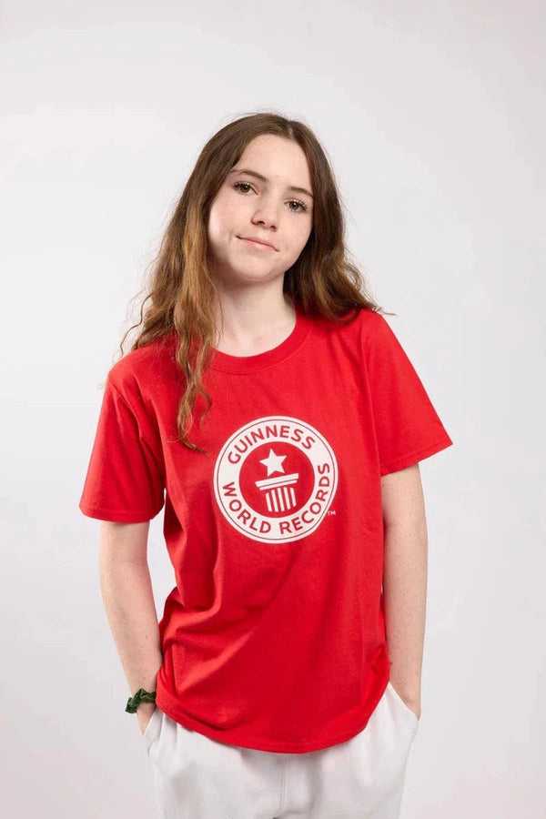 Guinness World Records Kids T Shirt White Logo-