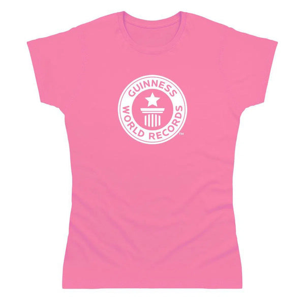 Guinness World Records Womens T Shirt White Logo-