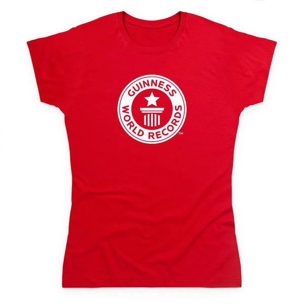 Guinness World Records Womens T Shirt White Logo-