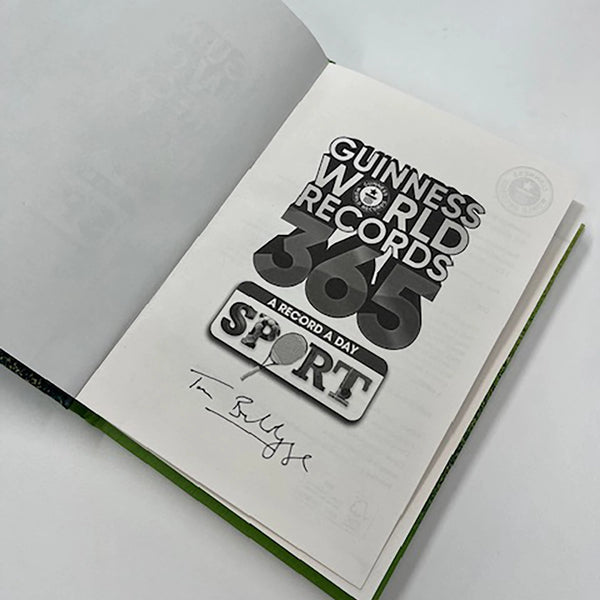 Livre Guinness World Records 365 Sport édition dédicacée