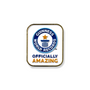 Guinness World Records Officially Amazing pin badge on a white background