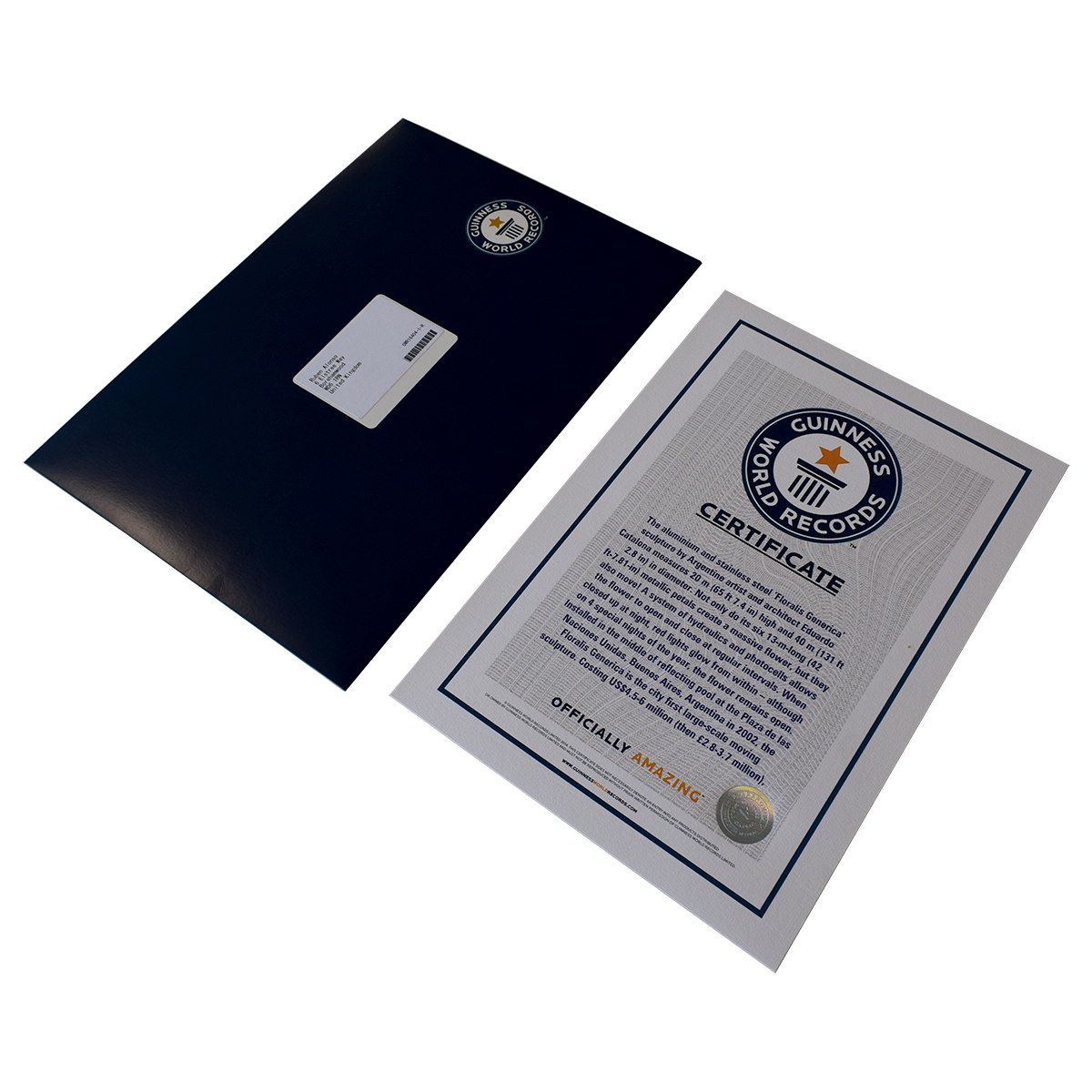 The Guinness World Records Store - Certificates Intended For Guinness World Record Certificate Template